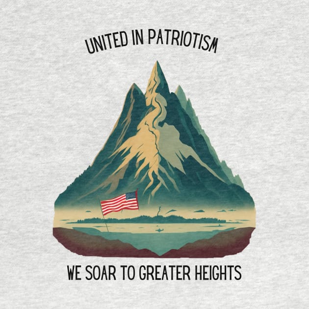 United in Patriotism by Yolanda.Kafatos